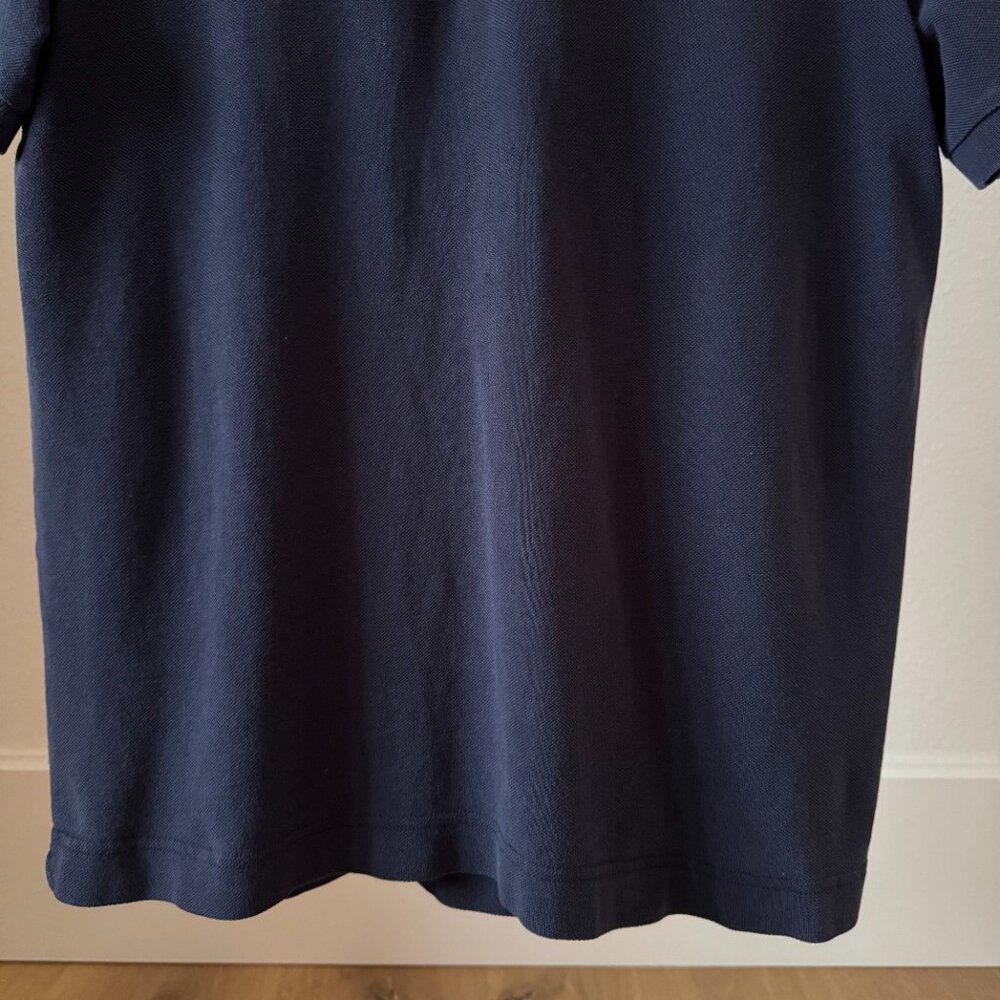 Lacoste Mens Polo Navy Size 6 Classic Fit Vintage “Designed in France” - Picture 9 of 13